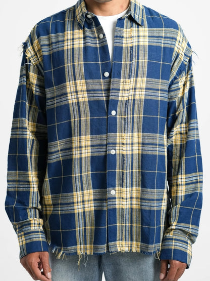 Blue check Shirt